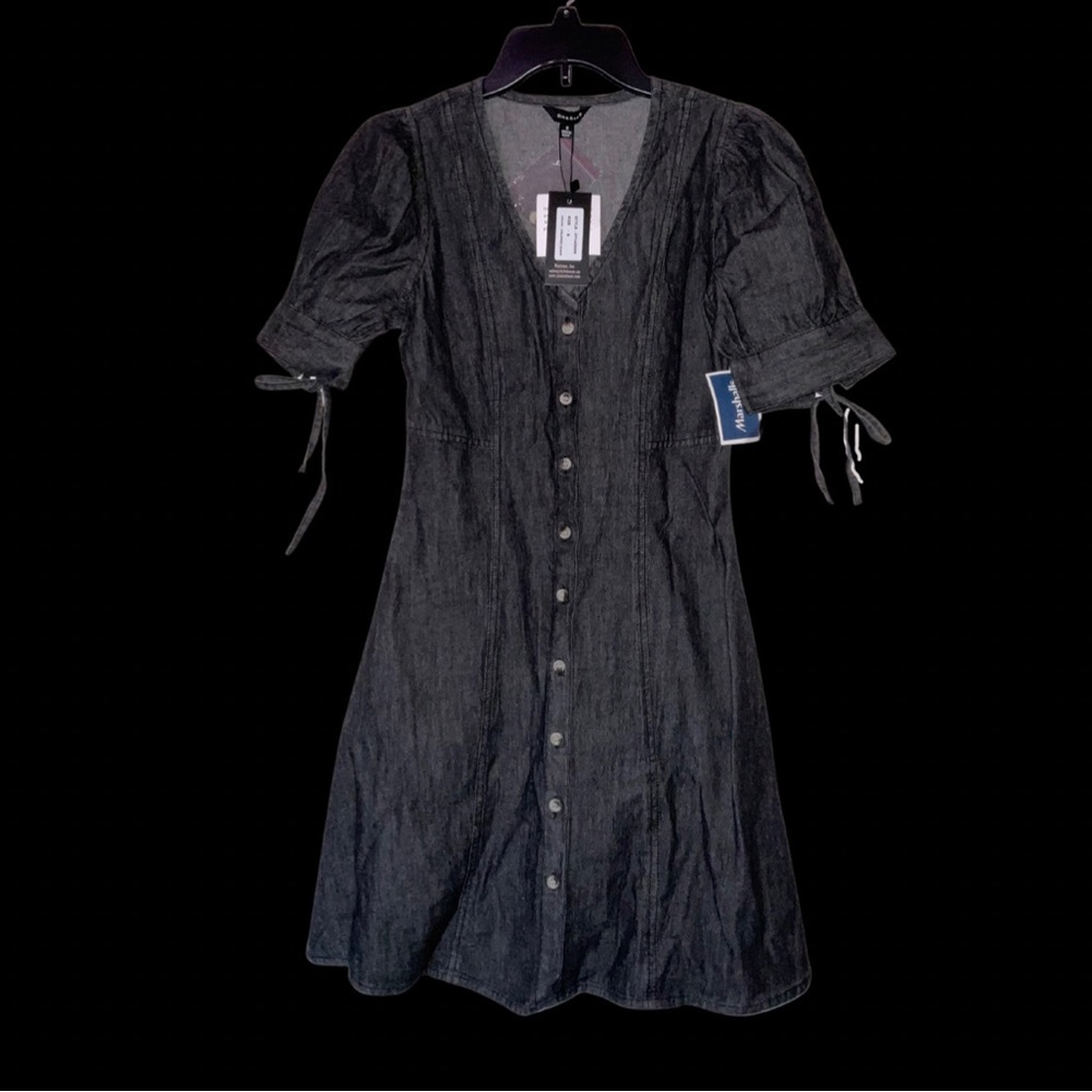 Dark denim dress